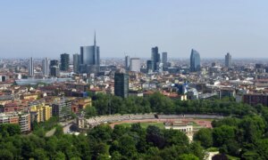 I Italia har alle i gjennomsnitt 33 m² urbane grøntområder, men nesten halvparten er ikke tilgjengelig: kartet