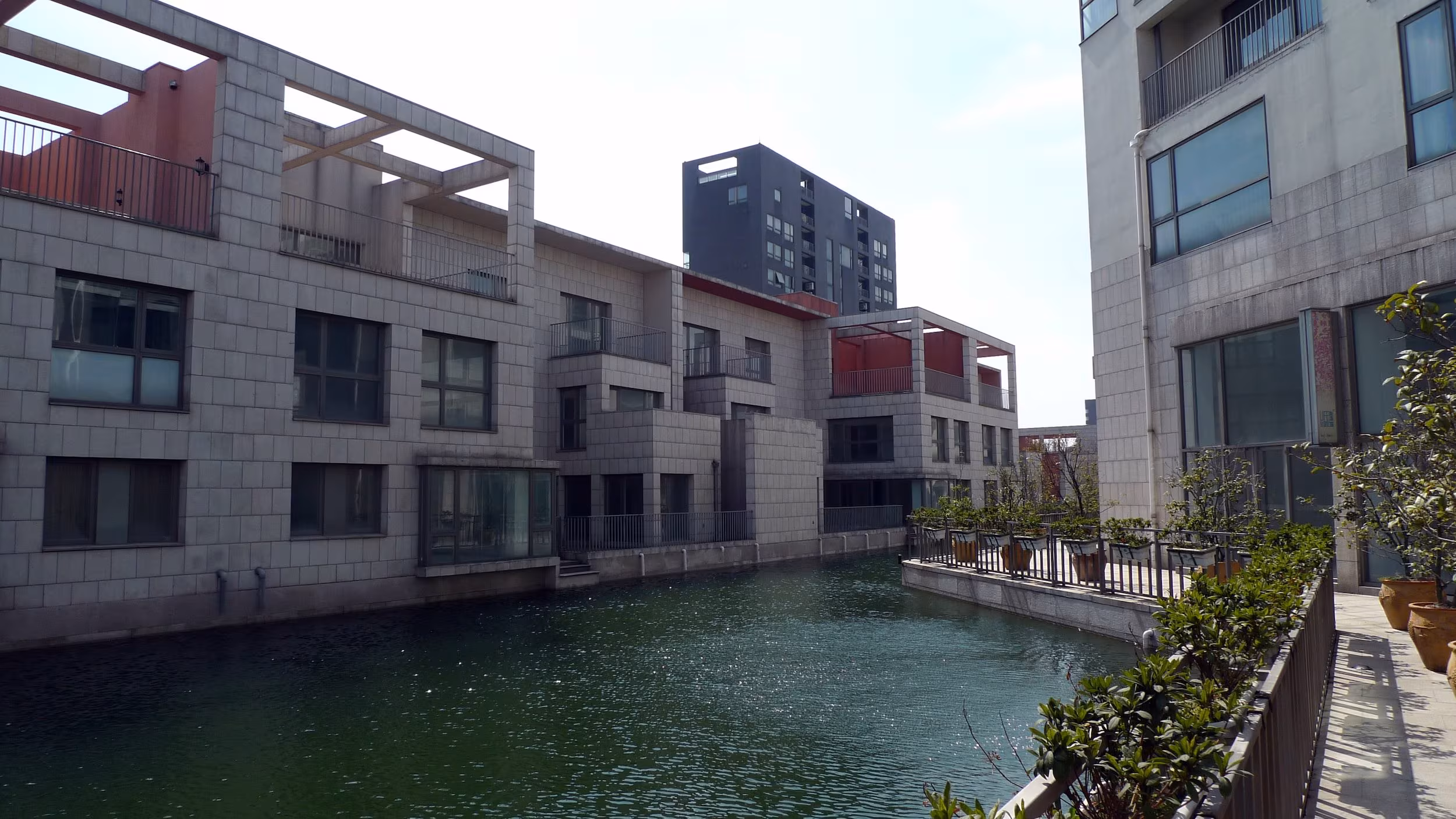 Pujiang er Gregottis by med Italia-tema i Shanghai, Kina: den vedtar romerske bosettingsprinsipper