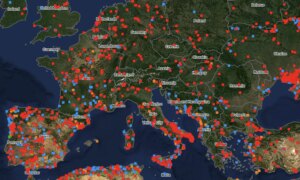 Kartet over skogbranner i Sør-Europa: hva skjer i Italia, Spania, Frankrike og Portugal