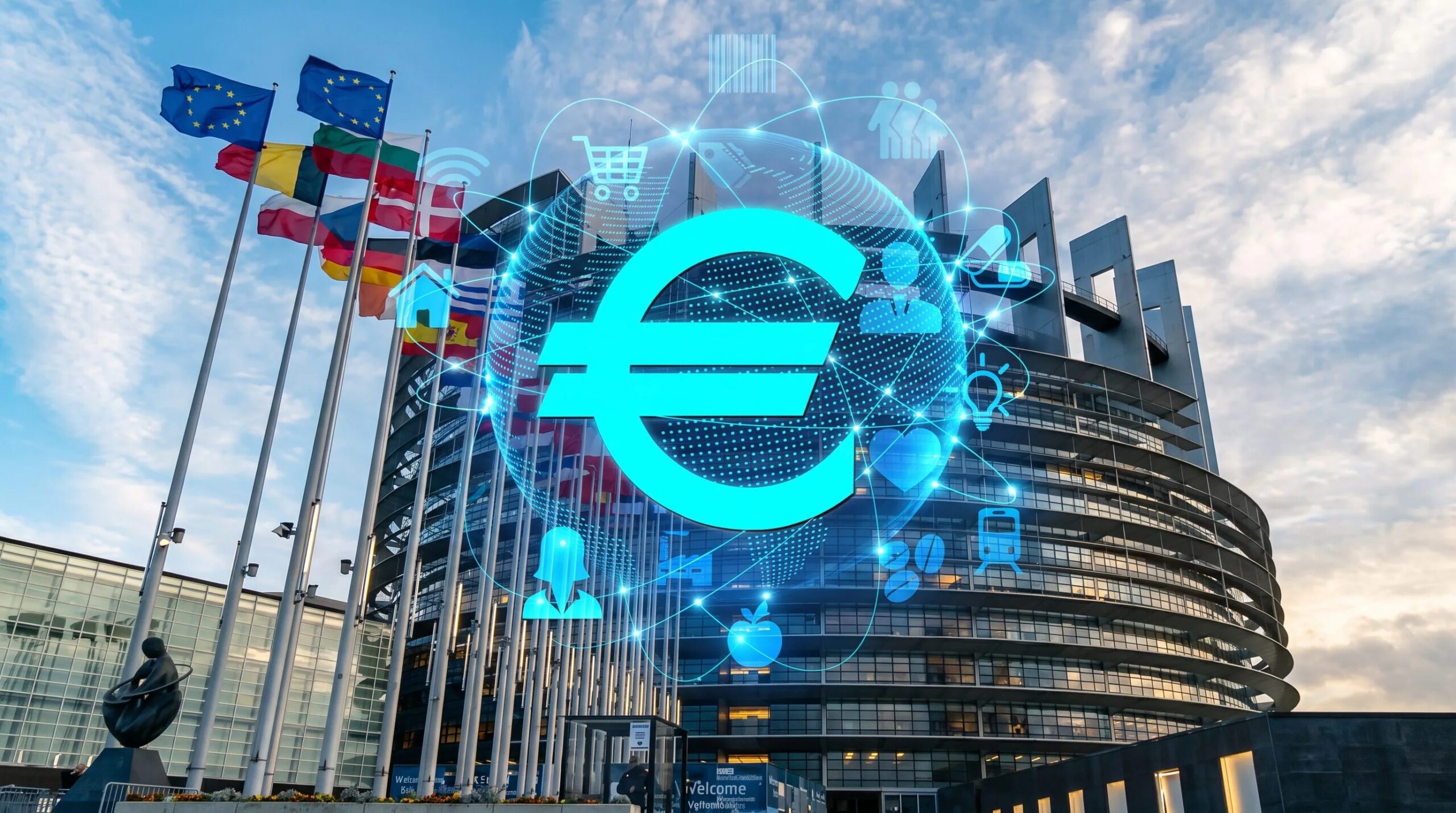 EU-parlamentet gir grønt lys til forhandlinger om den digitale euroen: hva endres med elektroniske penger