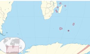 French Southern and Antarctic Lands, et oversjøisk samfunn med 5 UNESCO-arvdistrikter