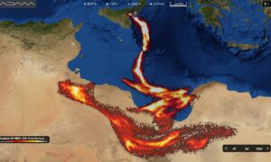 Etna-utbruddet, rømmen av svoveldioksid nådde Nord-Afrika: satellittbildet