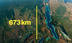 Den lengste innsjøen i verden er Tanganyika: den strekker seg over 673 km i hjertet av Rift Valley