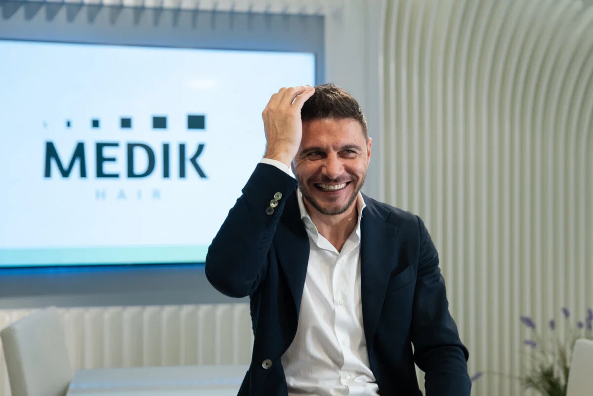 Joaquin Sanchez. Medik hår.