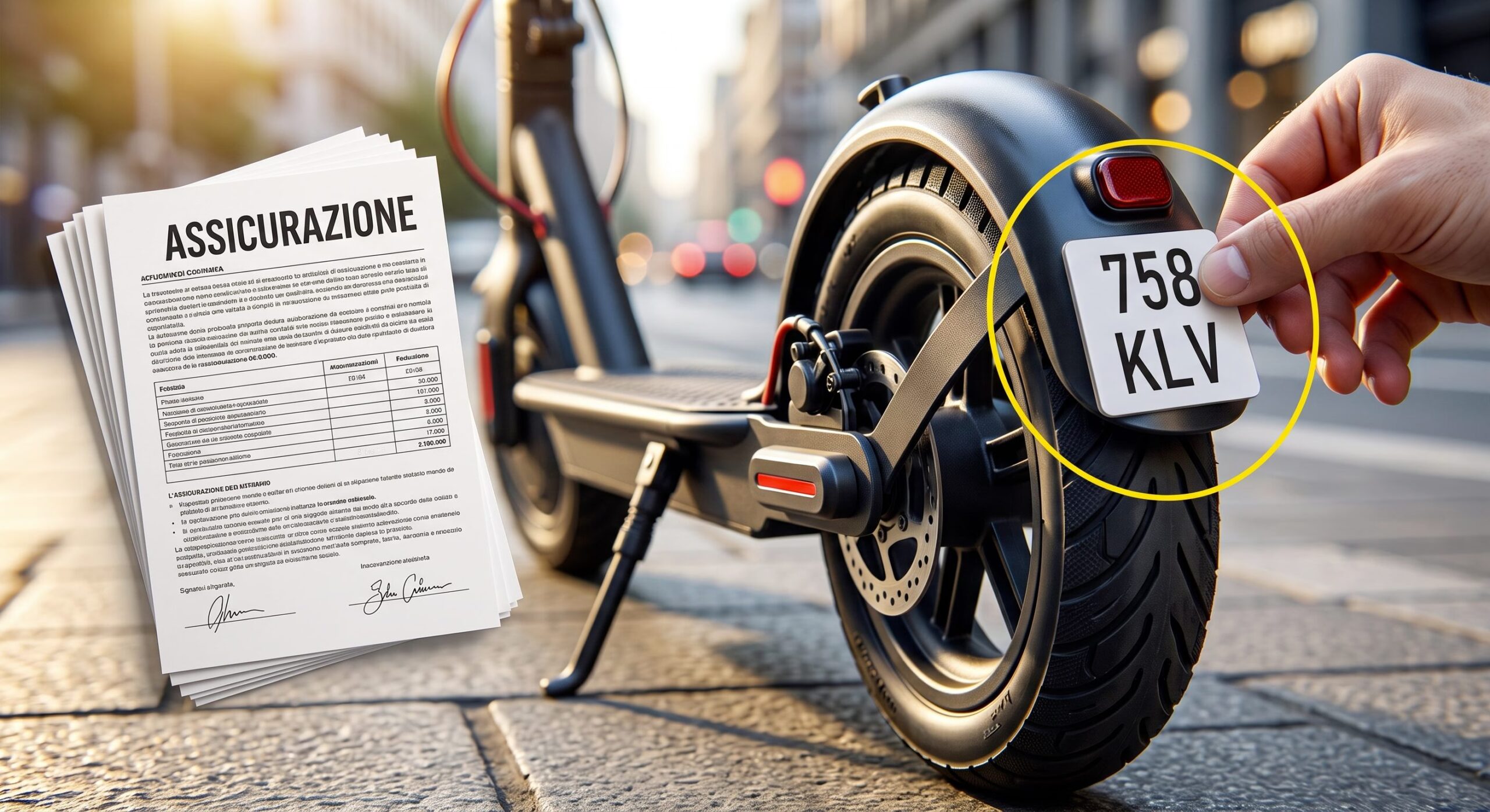 Forsikringsplikten for scooter trer i kraft fra 16. juli: kostnadene og bøtene forutsatt av CdS