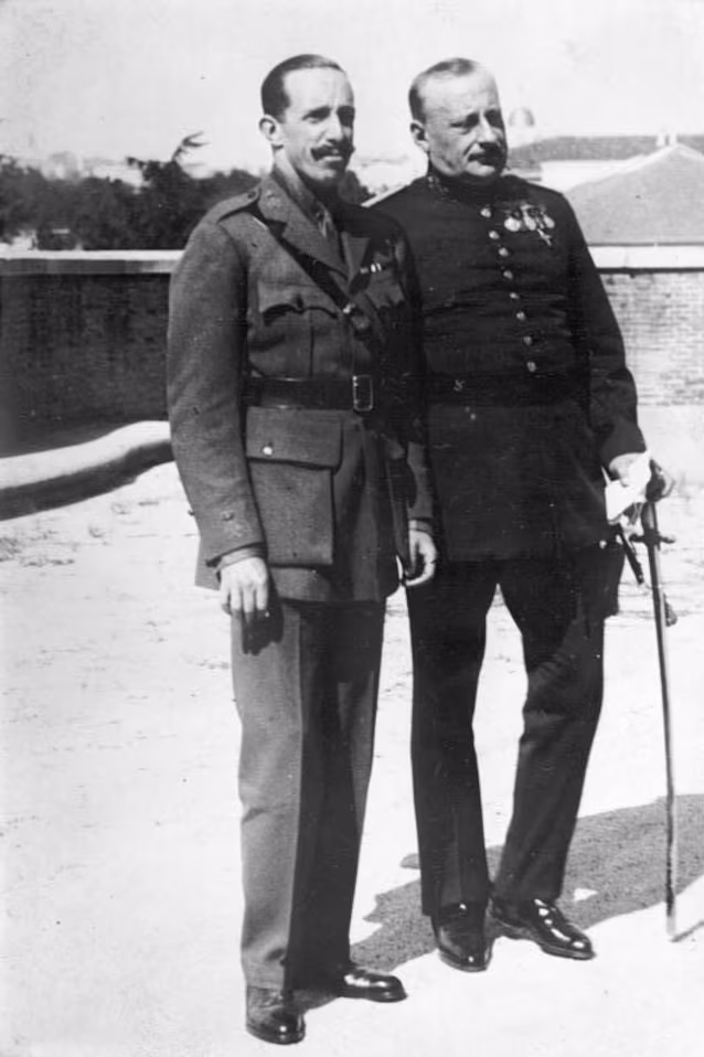 Mighel Primo de Rivera og Alfonso XIII i 1930