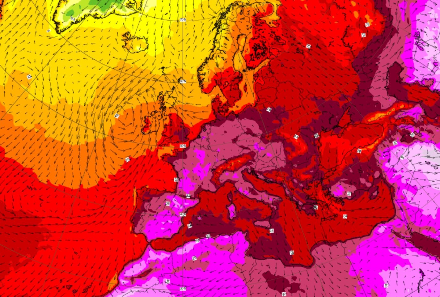 Den fjerde hetebølgen ankommer Italia fra 29. juli, over 38°C: prognosen og når den slutter