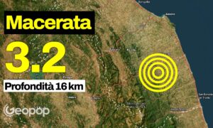 Jordskjelv i Macerata med styrke 3,2, episenter i Penna San Giovanni