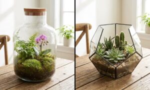Åpent eller lukket terrarium? Hva er forskjellene og hvordan velge den rette