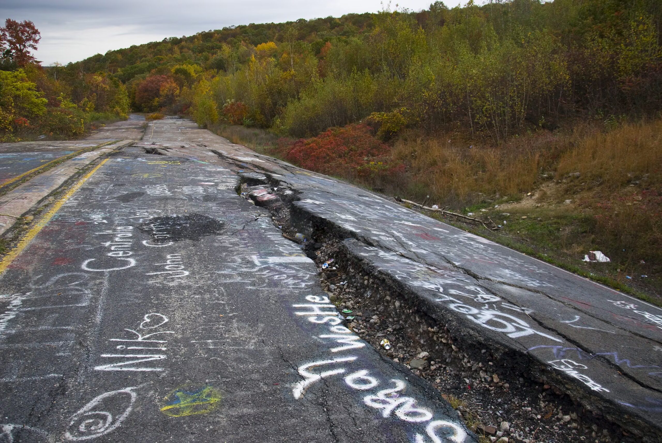 Centralia, spøkelsesbyen som er bestemt til å brenne i en underjordisk brann i ytterligere 250 år