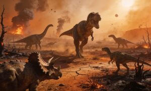 Det var ikke bare asteroidevirkningen som gjorde at dinosaurene døde ut, men hetebølgen den forårsaket: studien