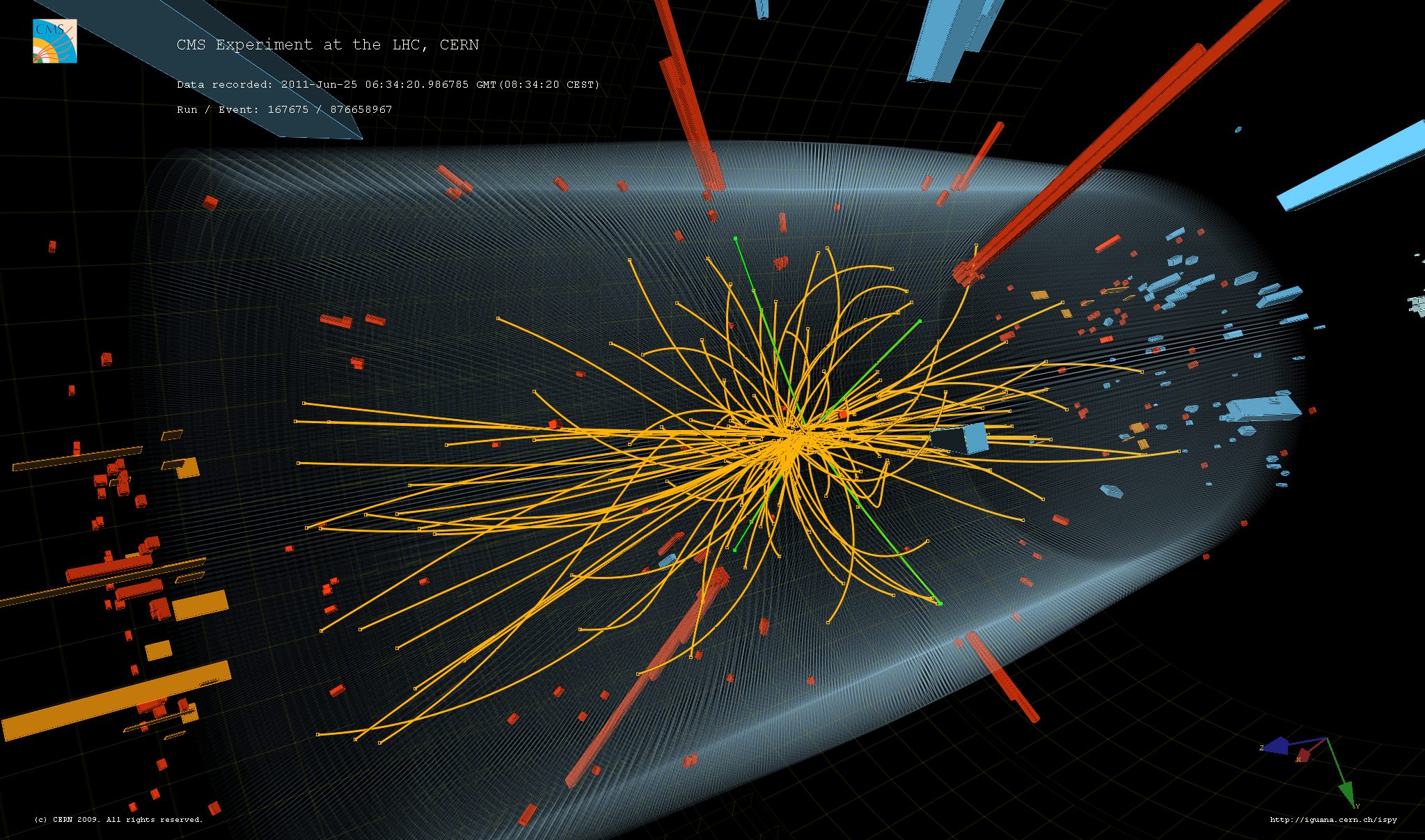 Ved CERN reiser protoner med 99,9999991 % av lysets hastighet: hva skjer ved kollisjoner