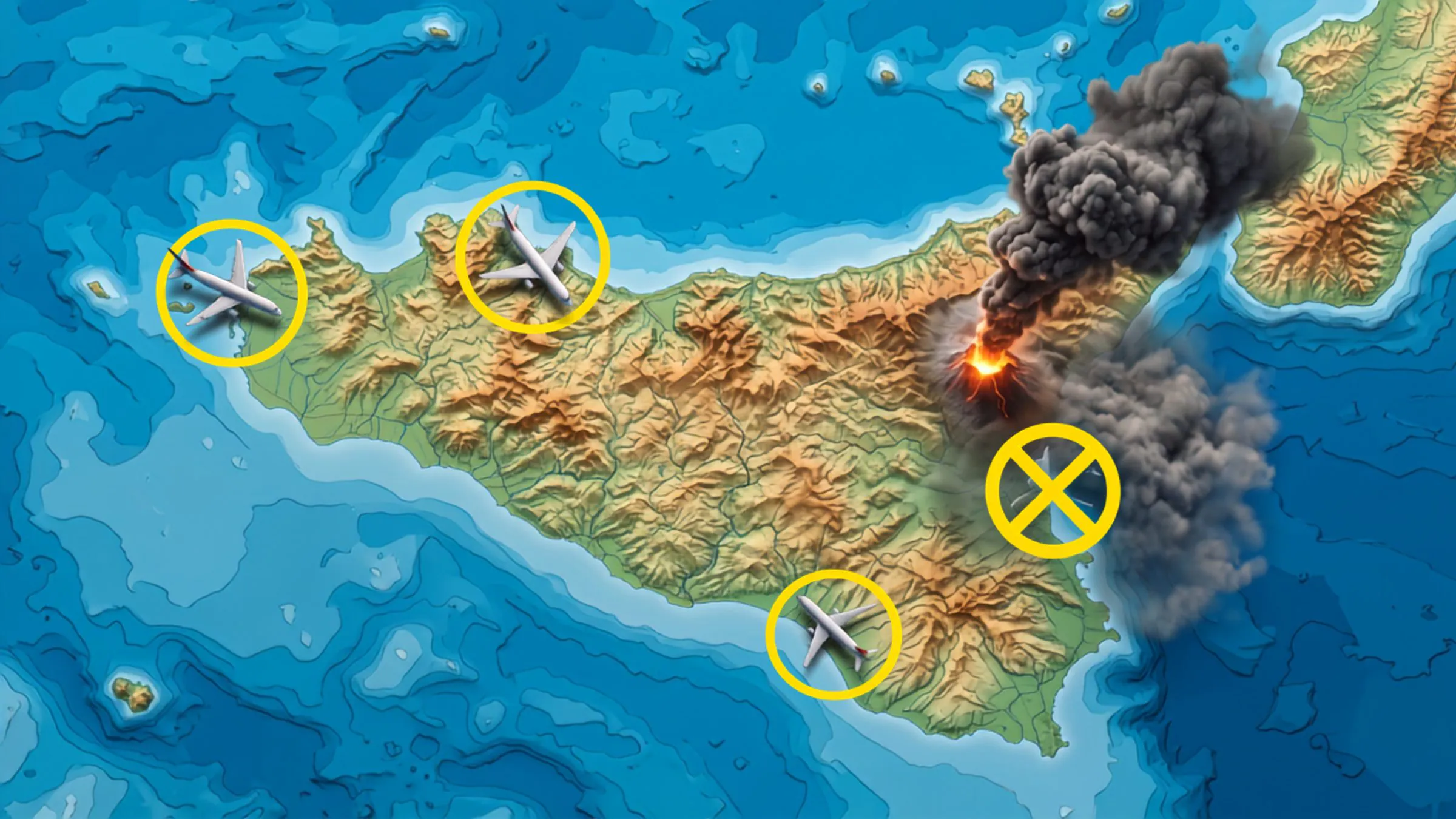Etna fortsetter å bryte ut, Catania flyplass stengt til 15. august: alternative flyplasser