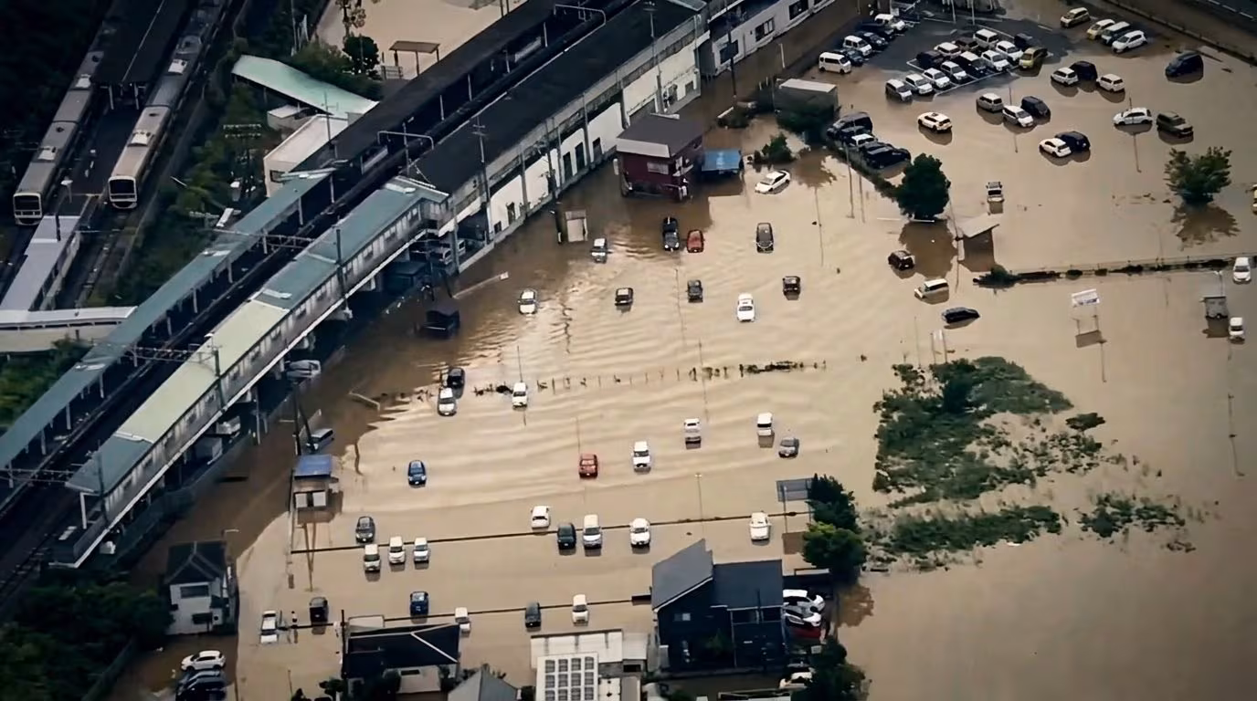 Kraftig regn i Japan og flom, byer nedsenket i vann og gjørme: rollen til klimakrisen