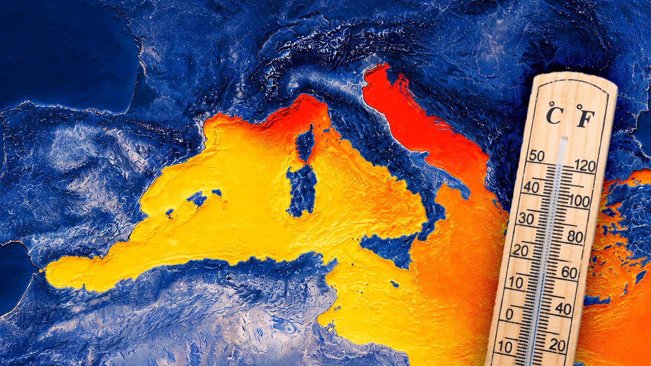 Havet i Italia er 1° varmere enn for 25 år siden: data om middelhavstemperaturer
