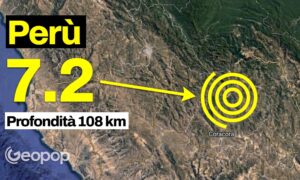 Jordskjelv i Peru med styrke 7,2: episenter 35 km nord for Coracora, unntatt tsunamifare