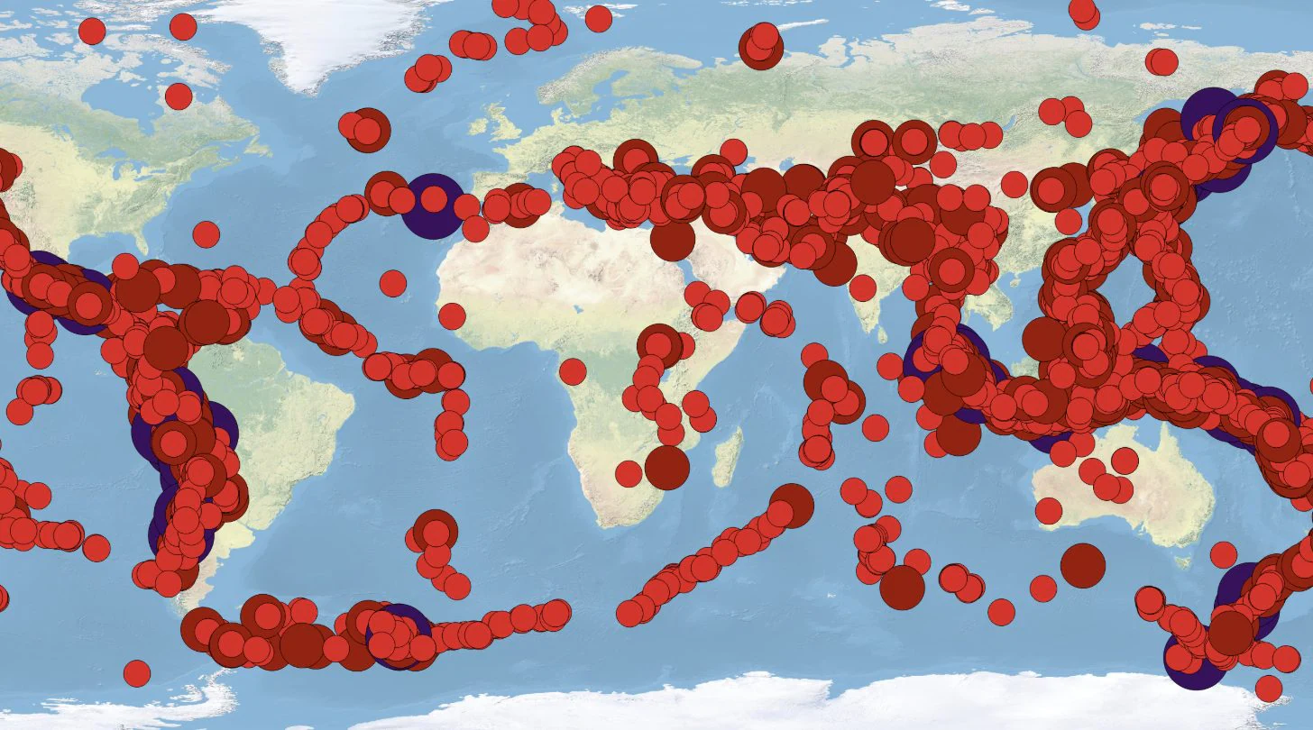 Flere og flere kraftige jordskjelv? USGS-data indikerer ikke en økende trend i rystelser med høy styrke