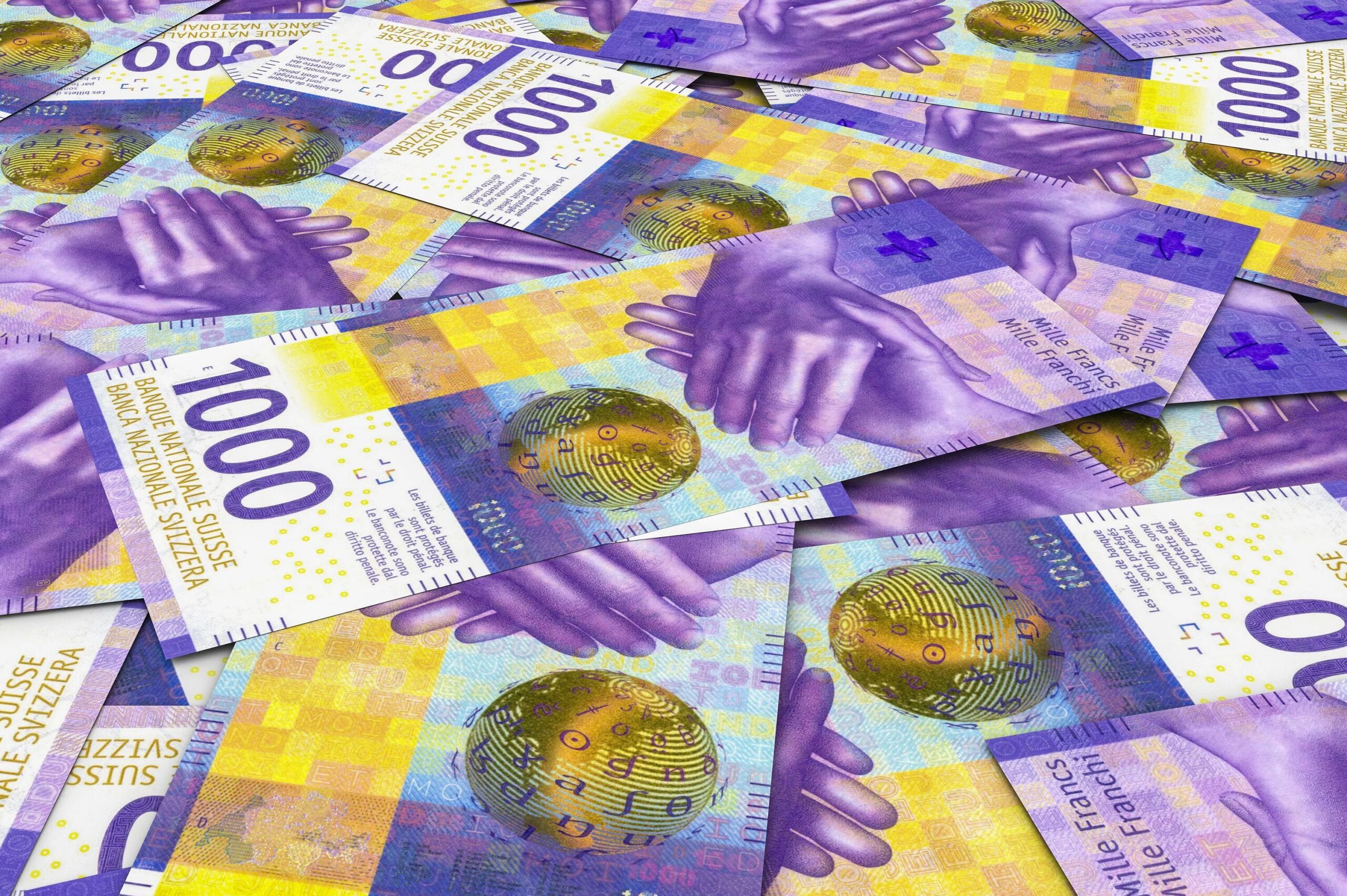 Den 1000 sveitsiske francen er den høyeste seddelen i verden som fortsatt er i produksjon
