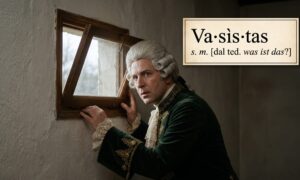 Hvorfor bunnhengte vinduer kalles det: det stammer fra et spørsmål på tysk som ingen bruker