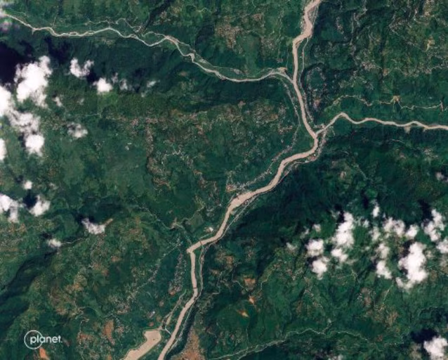 nepal satellittbilde