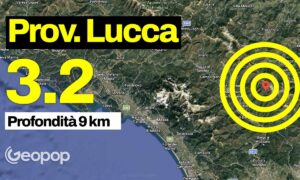 Jordskjelv med styrke 3,2 i provinsen Lucca, episenter i Coreglia Antelminelli