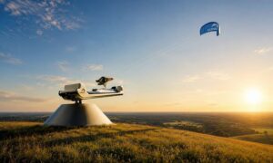 KGM1, hvordan det italienske vindprosjektet i stor høyde fungerer: det produserer energi med en flygende vinge