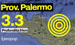 Jordskjelv med styrke 3,3 i provinsen Palermo: episenter i Petralia Sottana
