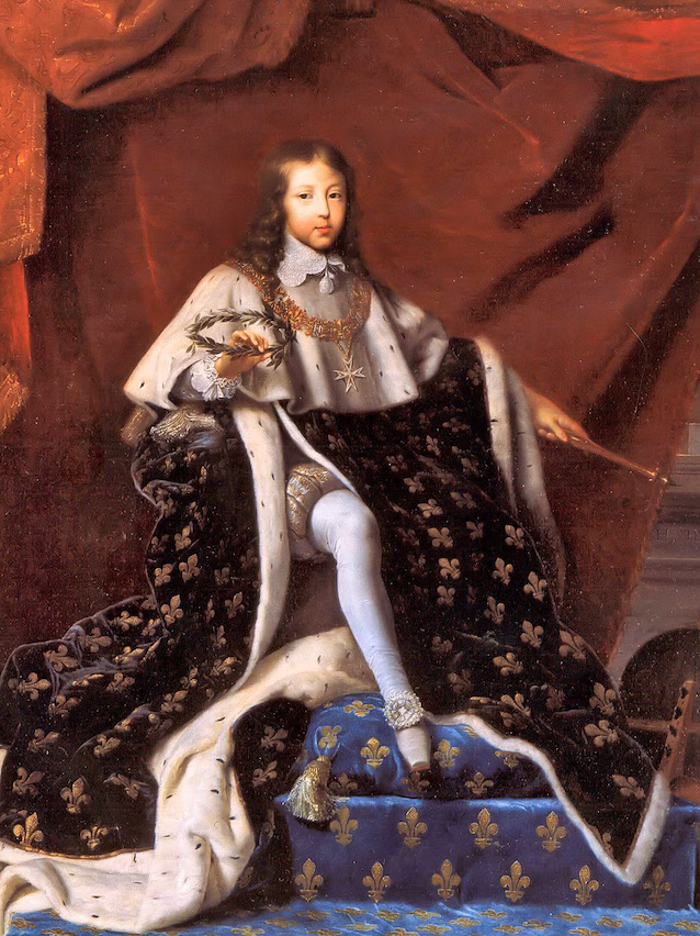 Louis XIV som barn (Wikimedia Commons)