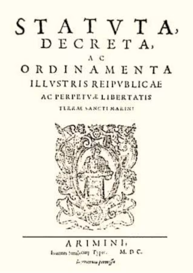 Statuttene for 1600 (Wikimedia Commons)