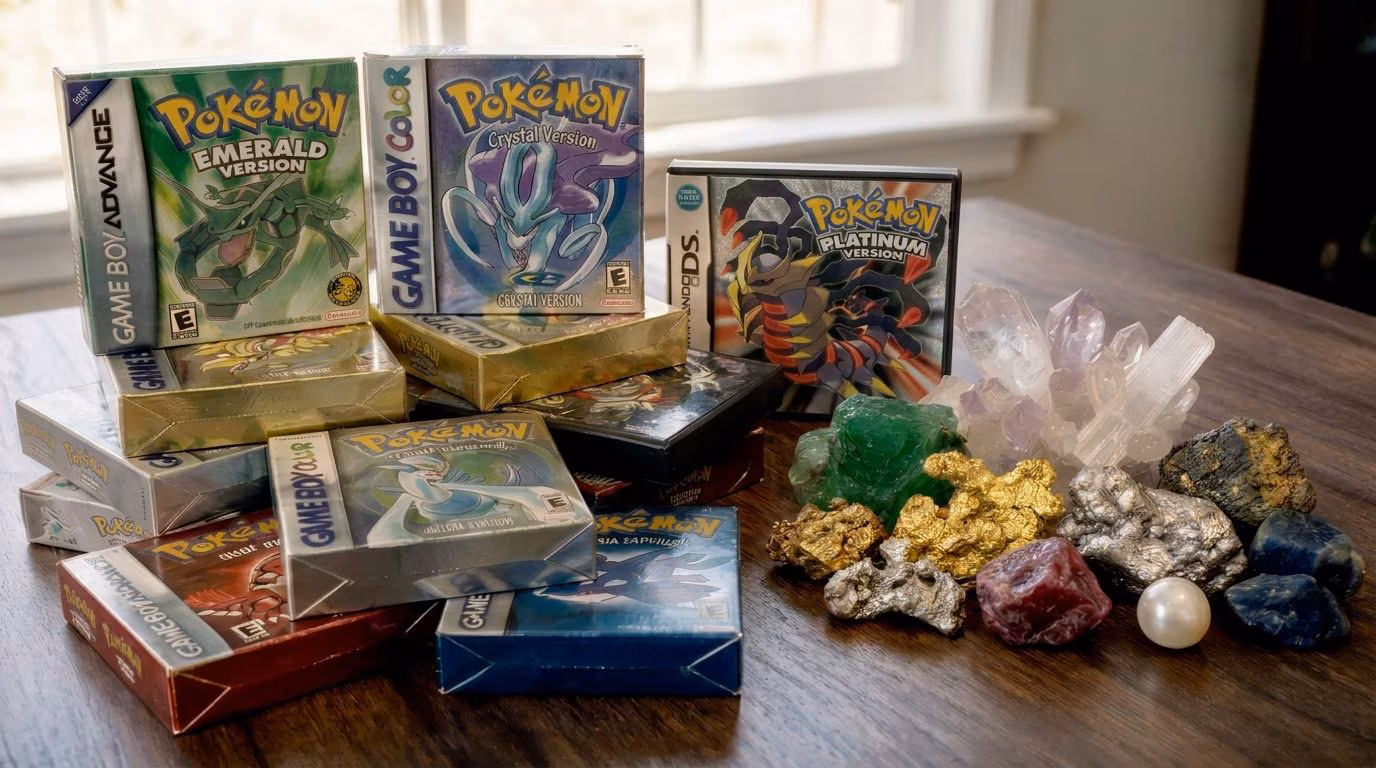 Vitenskapen bak Pokémon-spillet navngir gull, sølv eller rubin: fra metaller til edelstener
